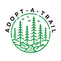 Adopt-a-Trail logo showing trees and birds