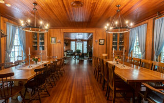 Inside view of ​the Historic Watres Lodge
