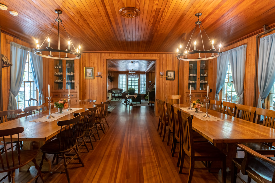 Inside view of ​the Historic Watres Lodge