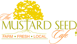 mustard-seed The Mustard Seed Cafe Logo "Farm - Fresh - Local"
