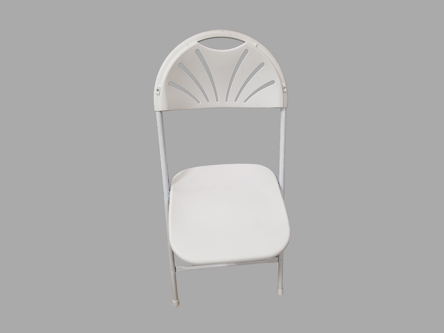 White Fanback Chair